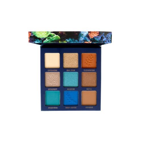 Barry M paleta senčil - Wildlife 9-Pan Palette - Ocean Slike