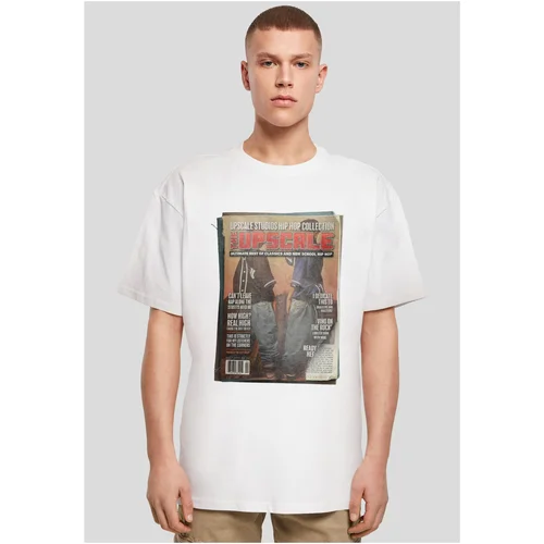 Mister Tee Men's T-shirt oversize Upscale Magazine white