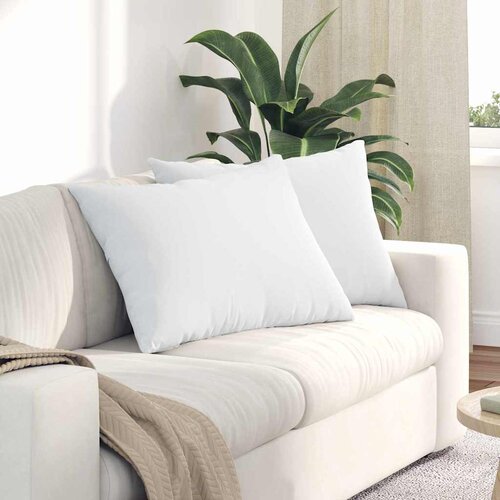  Jastučići za sofu 2 pcs Bijelo 70 x 50 cm tkanina Cene