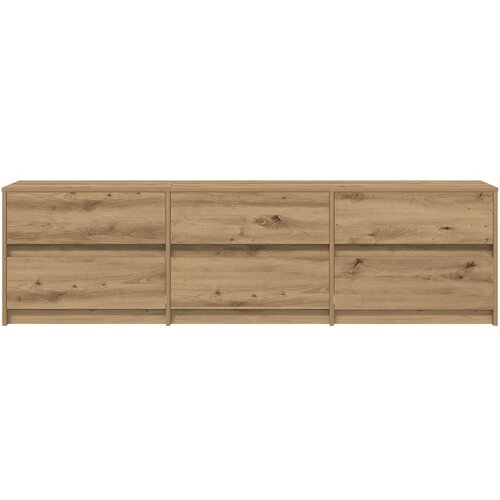  Jedinice Zidne 2 pcs Umjetnički hrast 180 x 34 x 50 cm Slike