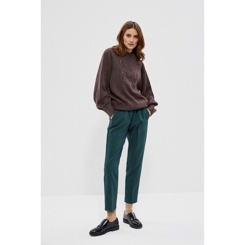 Moodo Cigarette trousers - green Slike