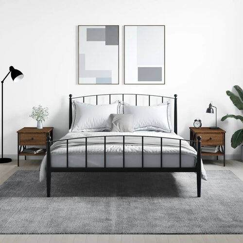 vidaXL Noćni ormarići 2 kom boja hrasta 40x42x45 cm konstruirano drvo Cijene