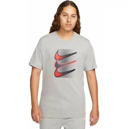 Nike NSW TEE 12MO SWOOSH Muška majica kratkih rukava, siva, veličina