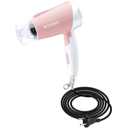 AVIZAR Kompakten ionski su&scaron;ilnik za lase 1300 W s 3 nastavitvami in hitrim su&scaron;enjem, Bela / Roza, (5000266130) Cene