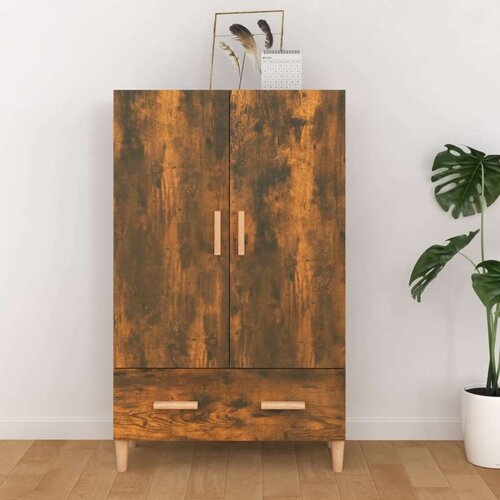  Komoda boja dimljenog hrasta 70 x 31 x 115 cm konstruirano drvo Slike