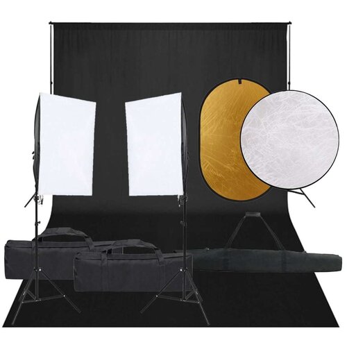  Komplet za foto studio z lučmi, ozadjem in odbojnikom, (5000288504) Cene