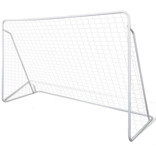  Set nogometnog gola čelični 240 x 90 x 150 cm visokokvalitetni Cijene