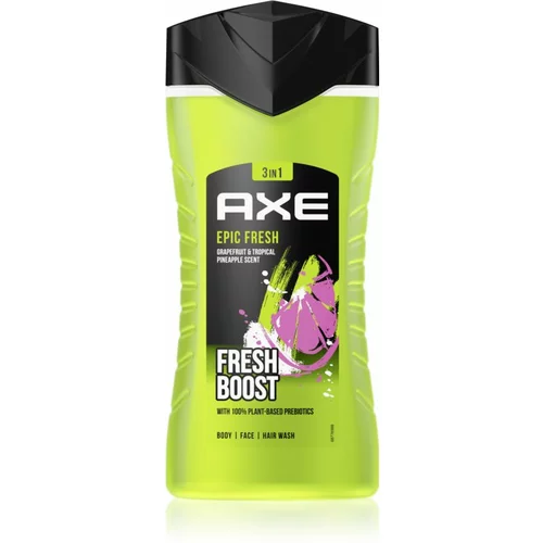 Axe Epic Fresh gel za tuširanje za lice, tijelo i kosu 250 ml