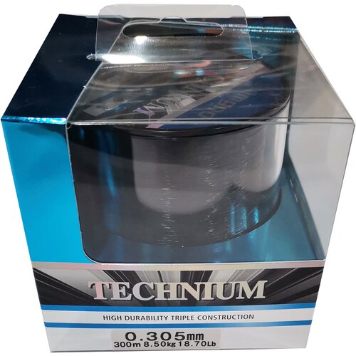 Shimano Monofil Technium, 300 m, 0.305 mm, Sivi Slike