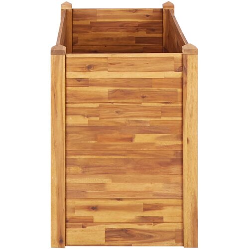  Vrtna gredica od masivnog bagremovog drva 110 x 60 x 84 cm Slike