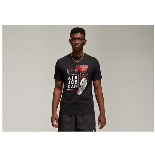 Nike Majice s kratkimi rokavi Air Jordan Črna Cene