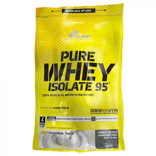 OLIMP pure whey isolate 95 strawberry 600g Slike