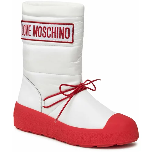 Love Moschino Škornji za sneg JA15855H0HIN010B Bian/Rosso