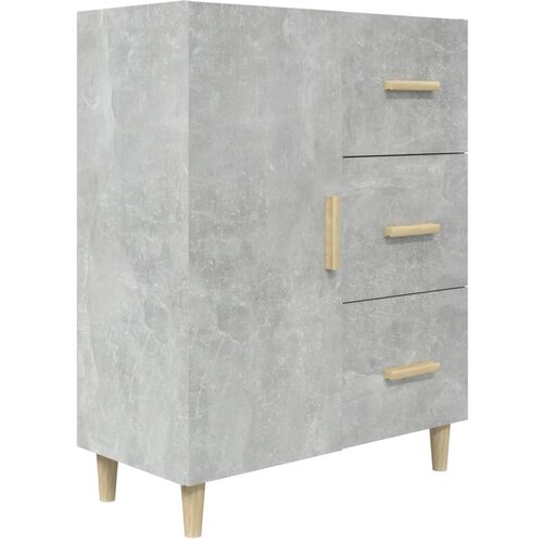 Maison Chic Komoda - Predalnik betonsko siva 69,5x34x90 cm konstruiran les, (21720981) Cene