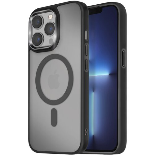 AVIZAR Ohi&scaron;je MagSafe za iPhone 13 Pro Max Back Mat Frosted Obris, Črna, (5000015874) Cene
