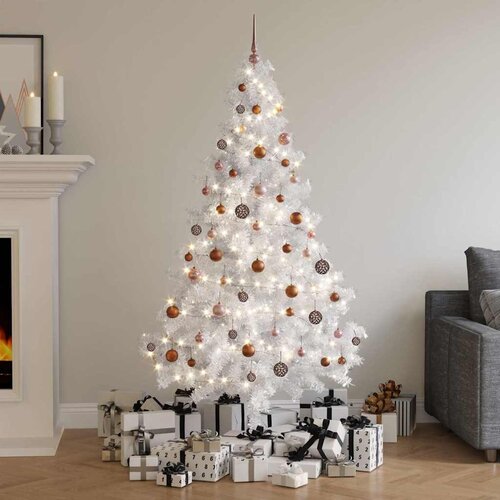 Umjetna osvijetljena polovica božićnog drvca Slike
