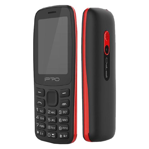 Ipro Mobilni telefon A25, 32MB/32MB, Dual sim, crveno-crni Slike