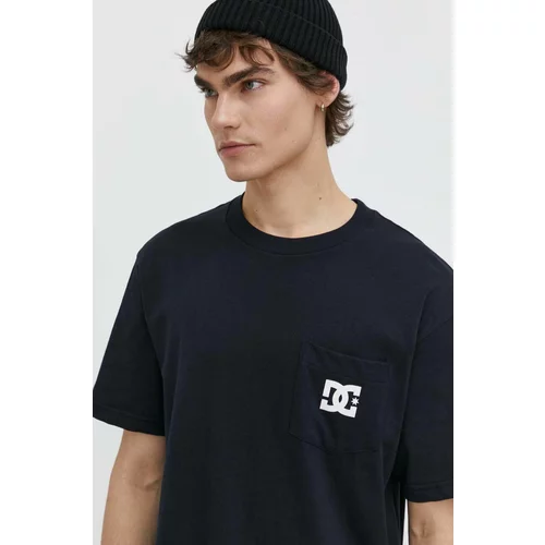 DC Bombažna kratka majica moška, črna barva, ADYZT05377