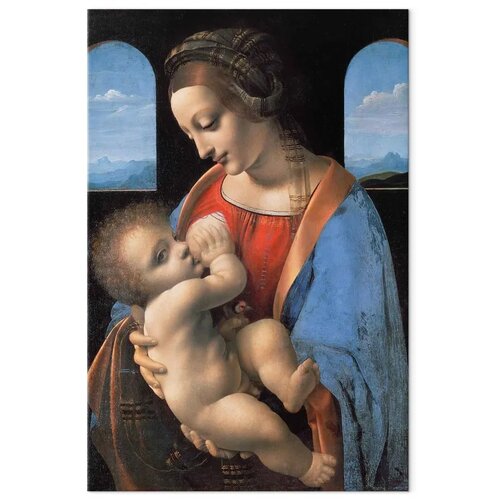  XXL slika - Leonardo da Vinci &amp;ndash; Madonna Litta 100x150 Slike
