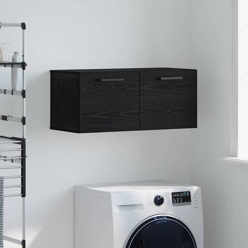  Ormar za Zid Crni hrast 80 x 36.5 x 35 cm Konstruirano drvo Cene