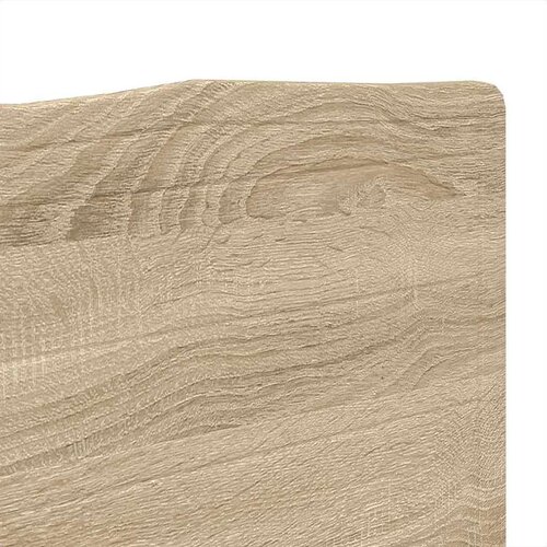  Uzglavlje s uzglavljem Sonoma hrast 135 cm Konstruirano drvo Slike
