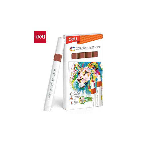 Deli MARKER AKRILNI BRAON 38 COLOR EMOTION EC193A-Brown Cene