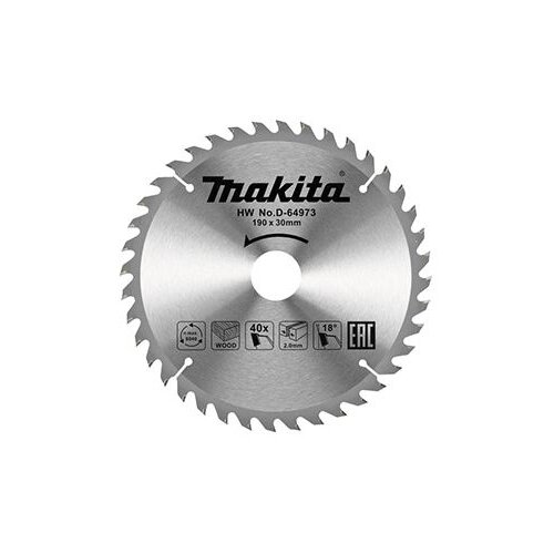 List za kružnu pilu 190x30 mm 40Z D-64973 MAKITA Cene