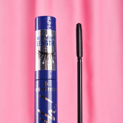 Essence What The Length! vodootporna maskara za produženje trepavica nijansa 02 Black Waterproof 10 ml Slike