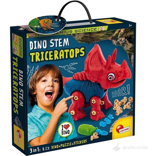 Lisciani Sastavite triceratops dino stabljike Cijene