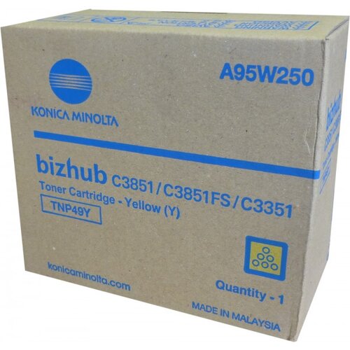 Minolta Toner Konica TNP-49Y Yellow / Original Slike