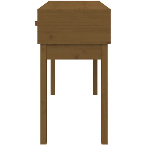  Konzolni stol boja meda 114x40x75 cm od masivne borovine Slike