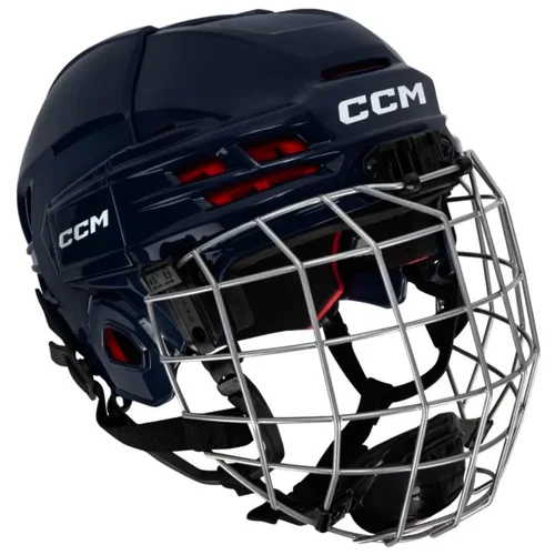 CCM Tacks 70 navy Hockey Helmet Combo Pupil (youth)