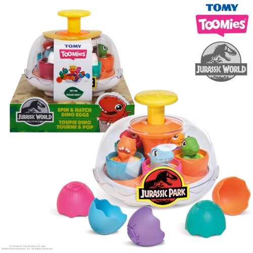 Tomy vrtiljak z dino jajčki E73252 Cene
