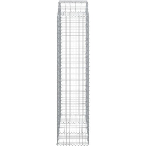  Gabionska ko&amp;scaron;ara s lukom 150x50x200/220 cm pocinčano željezo Slike