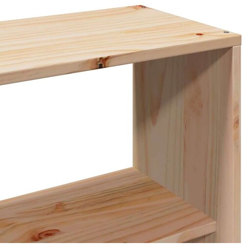 vidaXL Krevet s regalom za knjige bez madraca 120x190 cm od borovine Cijene