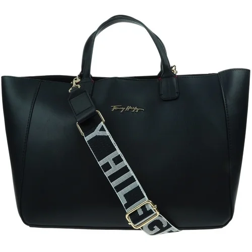 Tommy Hilfiger Ročne torbice AW0AW11348DW5 Črna