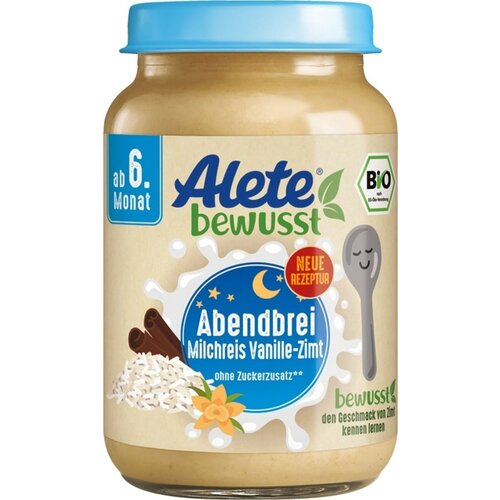 Alete Bio večerna kaša - mlečni riž, vanilija in cimet - 190 g Cene