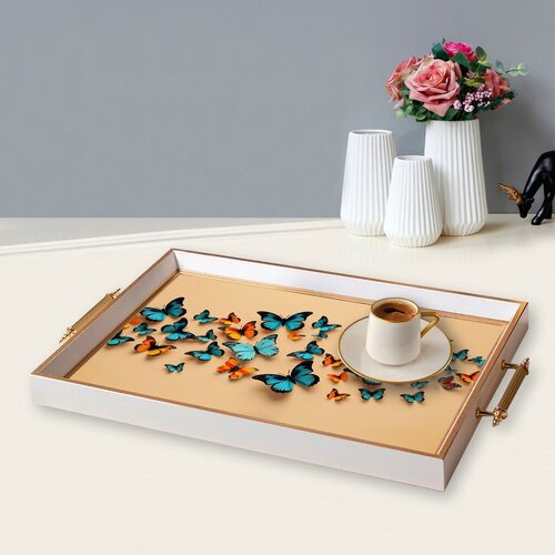 Aberto Design Poslužavnik TPB9933 50 x 29 x 3.5 cm, Šareni Cene
