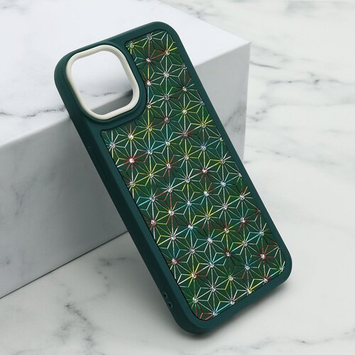 Maska crystal spark za iphone 14/ zelena Slike