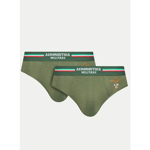 Aeronautica Militare Set 2 parov spodnjic AM1USL001 Khaki