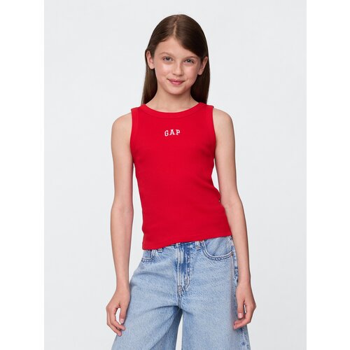 GAP Children's ribbed tank top with logo - Girls Cene