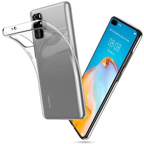  Gumijasti / gel etui Tech-Protect Crystal za Huawei P40 - prozorni Cene