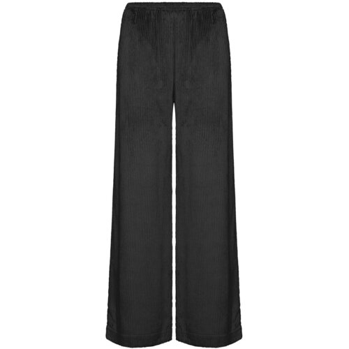 Deha Hlače Viscose Velvet Palazzo Črna Slike