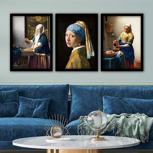 Wallity Set uramljenih slika 3SC_UN1015467, 3 Dela Cene