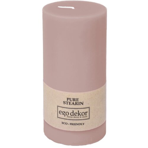 Eco candles by Ego dekor Roza svijeća Friendly, vrijeme gorenja 50 h Slike