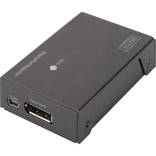 Digitus Professional DS-52900 DisplayPort repeater/extender do 20 m (Full HD), do 13 m (ločljivost 4K), kovinsko ohi&scaron;je, EQ, LED DisplayPort podalj&scaron;ek, (20428611) Cene