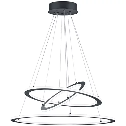 Trio Leuchten Dizajn viseča svetilka siva vključno s 3-stopenjsko LED zatemnitvijo -Tijn