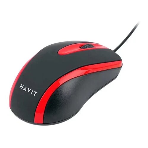 Havit HV-MS753 - universal computer mouse, red and black Cijene