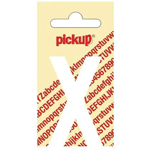  Nalepka Pickup (Motiv: X, bele barve, višina: 60 mm) Cene
