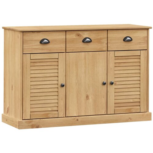 Maison Chic Komoda - Predalnik s predali VIGO 113x40x75 cm trdna borovina, (21721675) Cene